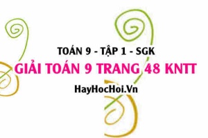 Giải Toán 9 trang 48 tập 1 Kết nối tri thức